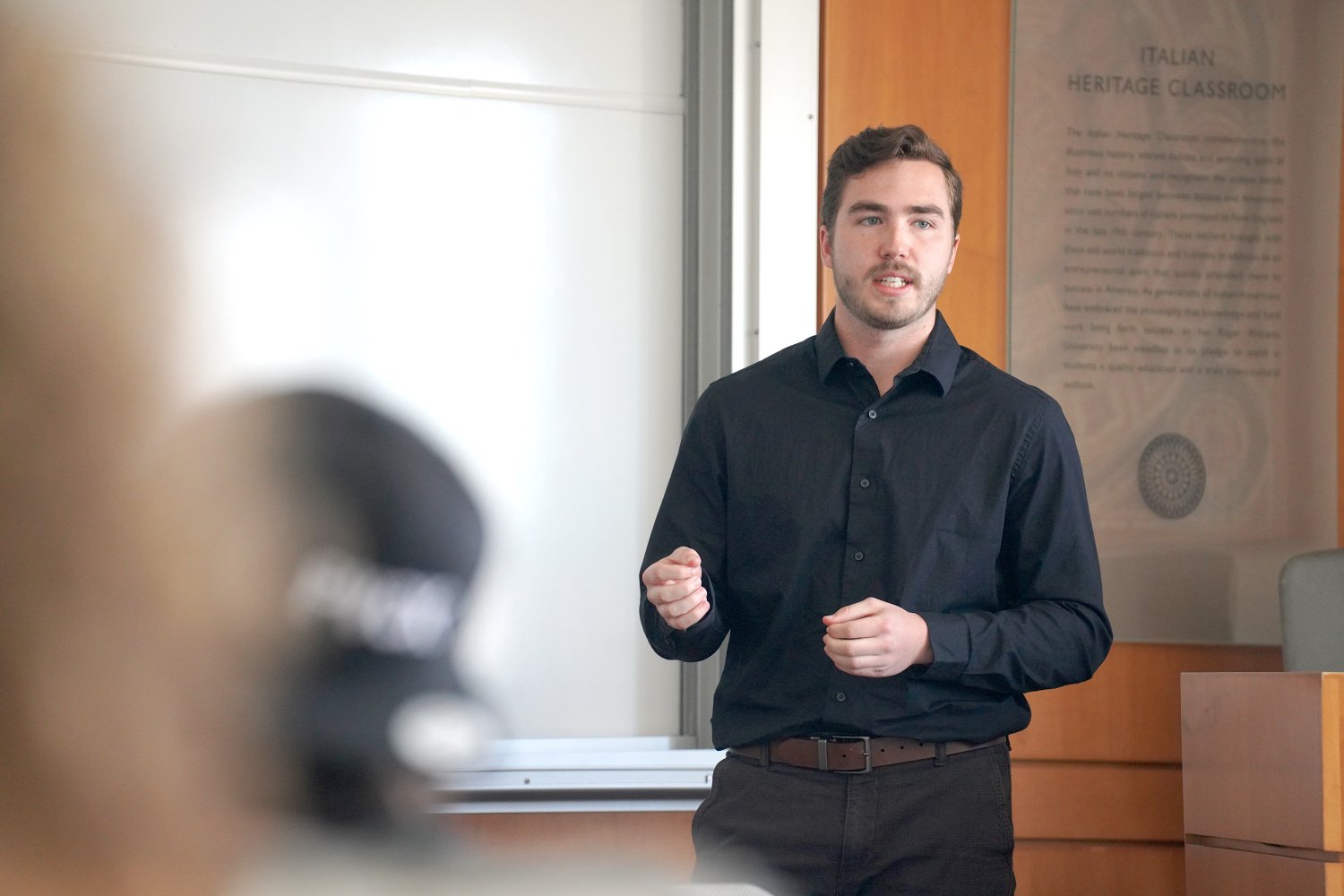 Architecture major Hogan Cain rethinks Providence's Lippitt Hill neighborhood after a volatile period in the 20th century.