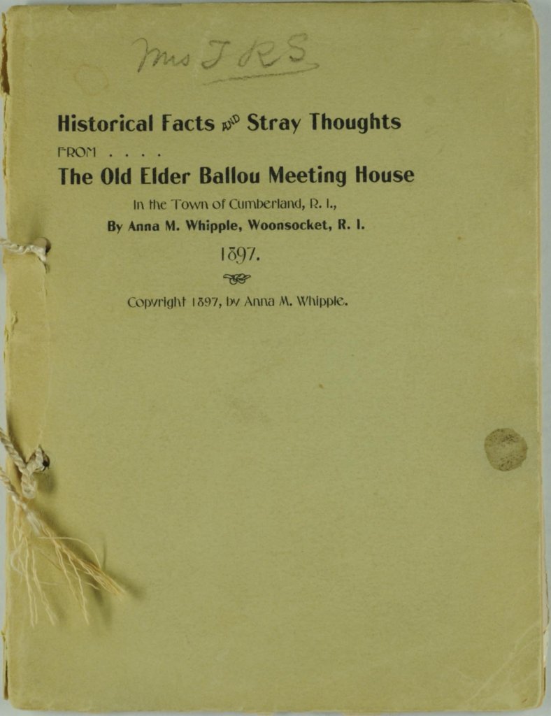 Pamphlet; details provided in above description.