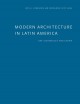 Book Cover Modern Architecture in Latin America