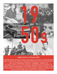 American Literature of the 1950's Poster