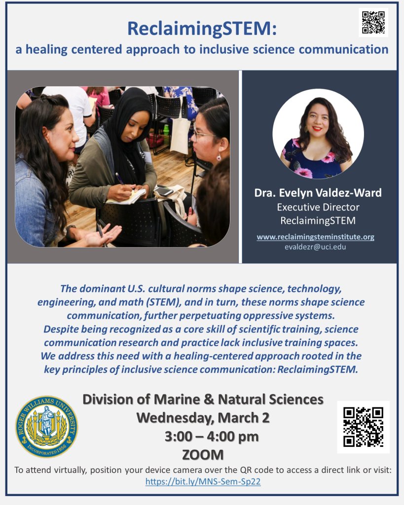 Reclaiming STEM: a healing centered approach&nbsp;to inclusive science communication