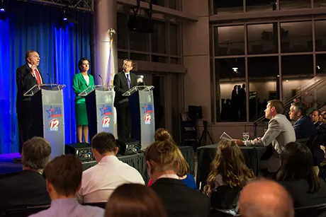 Candidates for governor debate at RWU