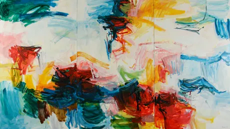 Michael Rich’s abstract painting, ‘La Serenata.'