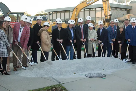 Groundbreaking ceremony for SECCM Labs.