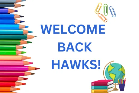 Schools Supplies "Welcome Back Hawks"