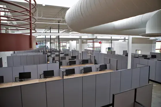 A photo of the Cummings School studio spaces