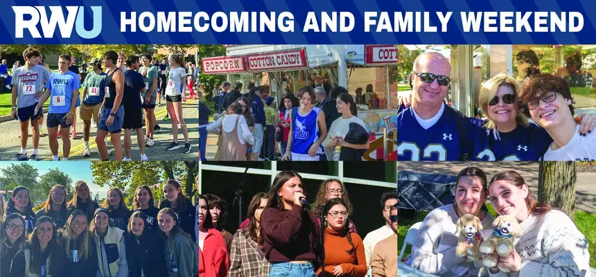 Collection of photos from various Homecoming and Family Weekend events