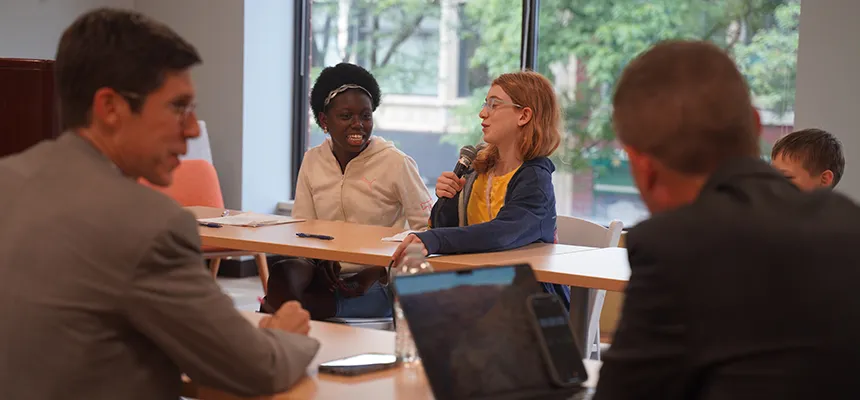Campers debate providence mayor