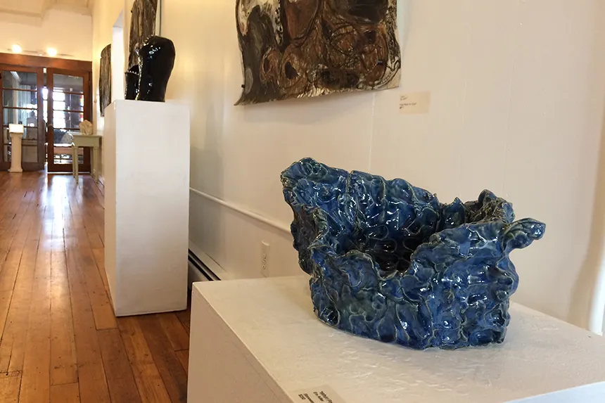 A sculpture by Emily Adler.