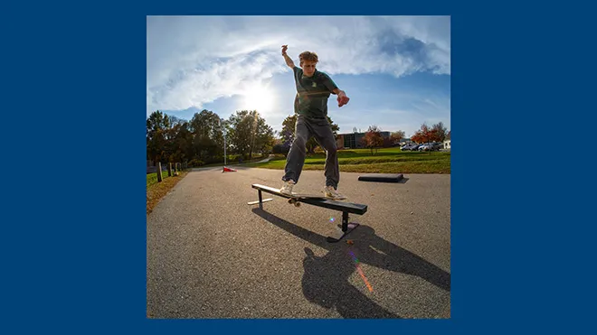 "Frontside Lipslide" by Eitan Hirshfield 