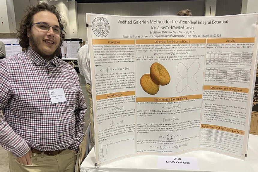 Matthew D'Amico and poster