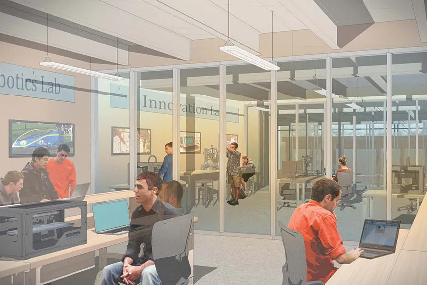 The Robotics and Innovation Lab.