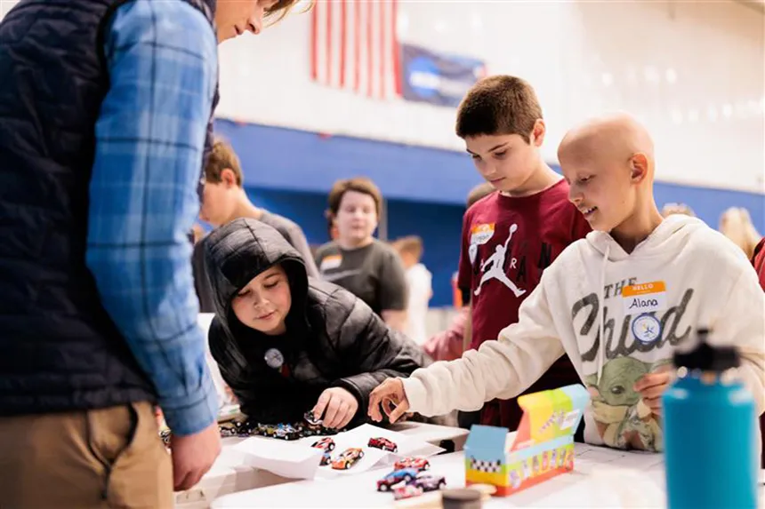 Students at KidWind 