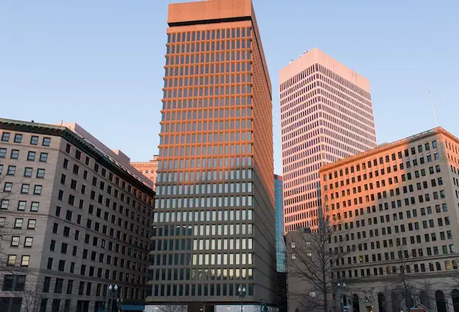 buildings in downtown Providence.